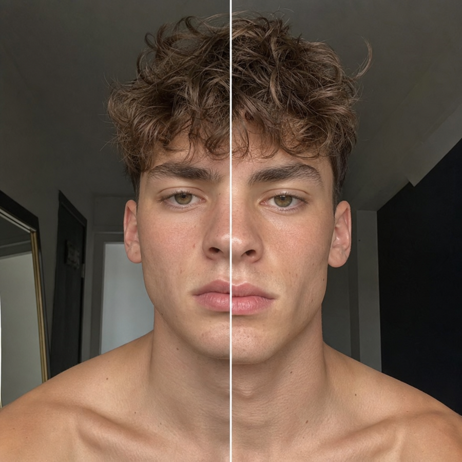Softer jaw to a visible angle