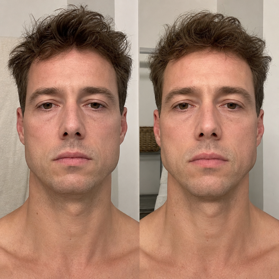 Softer jaw to a visible angle